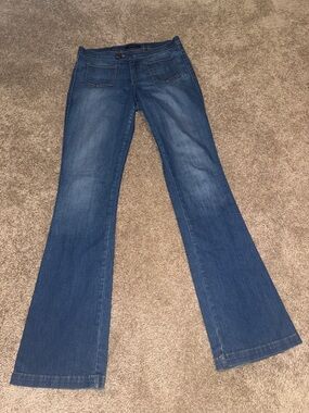 Low Rise Flare Bebe Jean Y2K Size 29 Long. B14